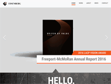 Tablet Screenshot of eisenberginc.com